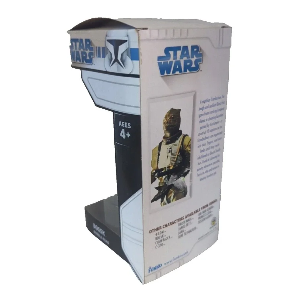 Star Wars Bossk Funko Wacky Wobbler Bobble-Head Bounty Hunter Figure‎ Clone Wars